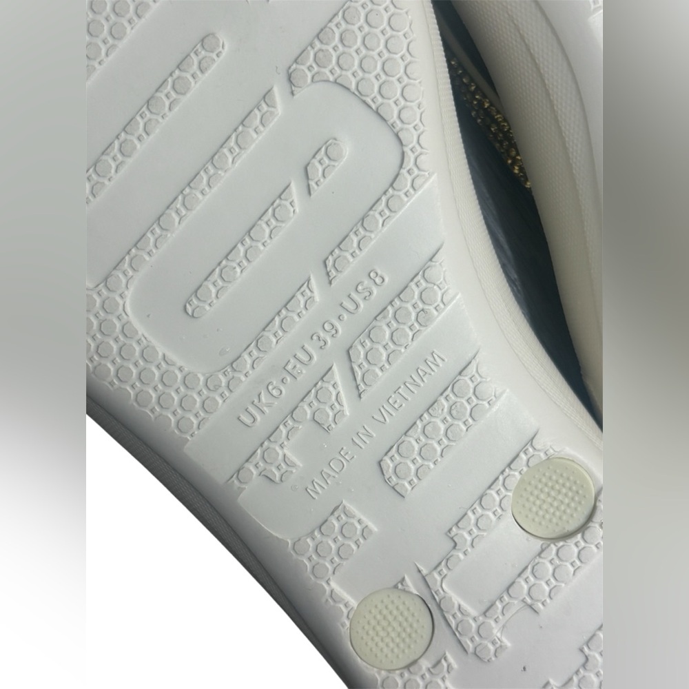 Fitflop IQushion Sparkle Gold / Urban White size 8 - Picture 4 of 5